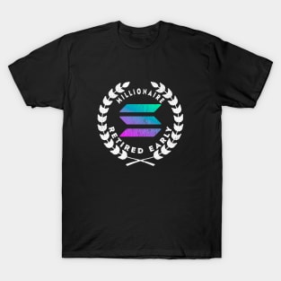 Solana Crypto Millionaire Gift Ideas T-Shirt